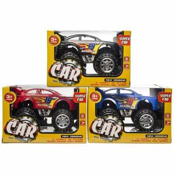 Monster Truck w Pudełku Ekspozycyjnym (6 sztuk)