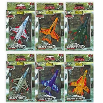 Metalowe Samoloty F16 Die-Cast (6 szt.)
