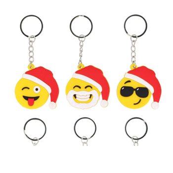 BRELOKI SMILEY BOŻONARODZENIOWE (12 szt.)