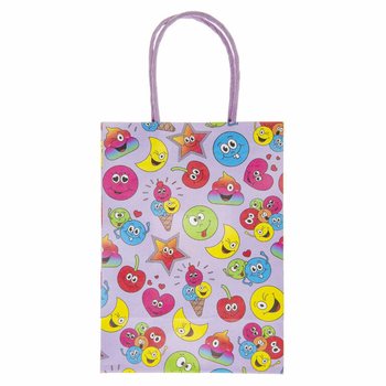 Papierowe Torebki Prezentowe Smiley - 16x9x22 cm (12 sztuk)