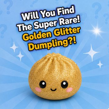 RAGE - Squishy SUGAR EDITION Bun Dumplings DUŻY (8.5 x 8.5 x 4.8 cm) - Viral 2026 Fidget Toy (12 szt.)