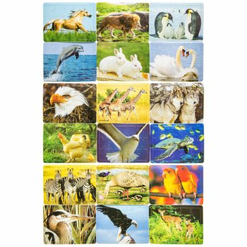 MIX Małe Puzzle Zwierzęta (72 szt.)