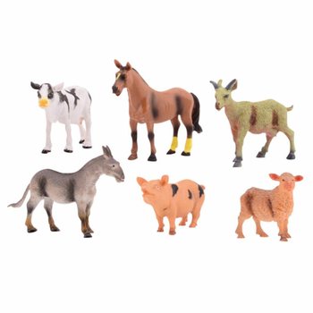 ANIMAL WORLD - ZESTAW Z 6 FIGURKAMI ZWIERZĄT HODOWLANYCH (1 szt.)