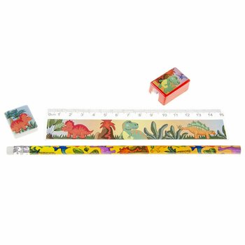 4-CZĘŚCIOWY ZESTAW PLASTYCZNY - DINOZAUR (24 szt.)