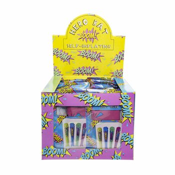 Samopompująca Maczuga - Superbohater BOOM! - 49x13cm - Display (48 szt.)