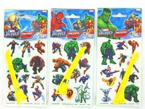 KALKOMANIE / NAKLEJKI MARVEL HEROES (24 szt.)