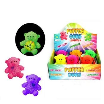 Świecące Misie Puffer w Displayu (12 szt.)