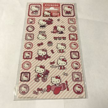 NAKLEJKI HELLO KITTY - 20 x 10 cm (10 szt.)