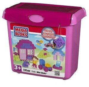 MEGABLOKS MINI BLOKS - 7540 Klocki dla Dzieci (100 elementów)