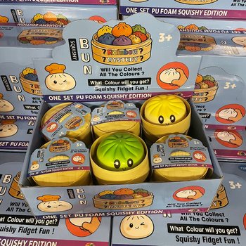RAGE - Squishy Bun Dumplings DUŻE - ONE SET PU FOAM SQUISHY EDITION (12 szt.)