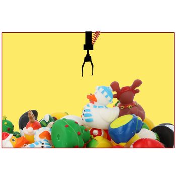 Mix Świąteczne Kaczuszki do Kąpieli 6cm (12 sztuk) - Prezenty Festiwalowe