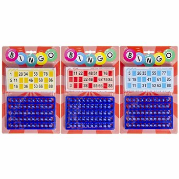 Zestaw do gry w Bingo na karcie (6 sztuk)