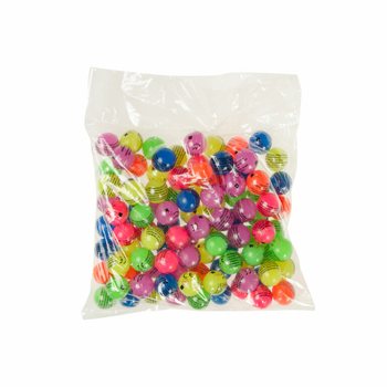 MIX PIŁECZKI KAUCZUKOWE KOLORY NEONOWE &Oslash; 2,7 Cm ( 100 szt.)