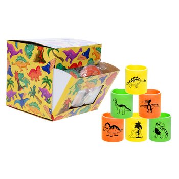 Spirale Dinozaury w Ekspozytorze (60 sztuk)