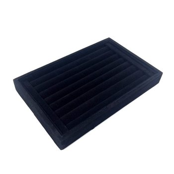 WELUROWE PUDEŁKO EKSPOZYCYJNE NA PIERŚCIONKI 22,5x14,5cm (1 szt.)