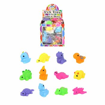 DINOZAURY SQUISHY DO LOTERII - EKSPOZYTOR (96 szt.)