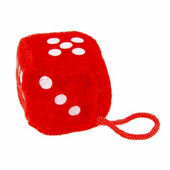 Pluszowe Kostki do Gry - Mix Kolor&oacute;w 4,5 x 4,5 cm (24 szt.)
