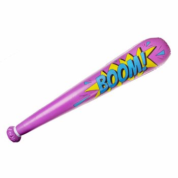 Duża Dmuchana Pałka 'Boom!' - 85cm - Mix Kolor&oacute;w (12 szt.)