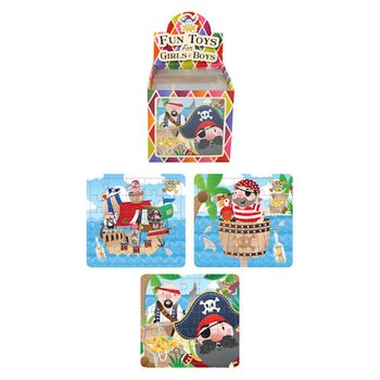 Puzzle Piraci 13 x 12 cm w stoisku (108 szt.)