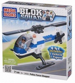 HELIKOPTER POLICYJNY MEGABLOKS BLOK SQUAD - 2433 (1 szt.)