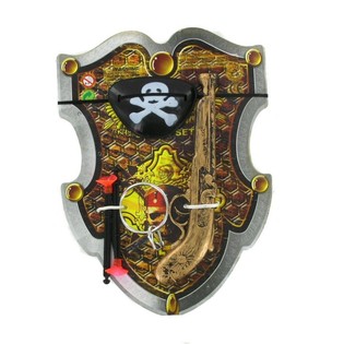 ZESTAW PIRATA - PISTOLET Z AKCESORIAMI (12 szt.)