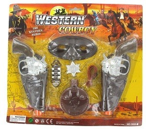 ZESTAW ZABAWEK DLA KOWBOJA WESTERN (6 szt.)