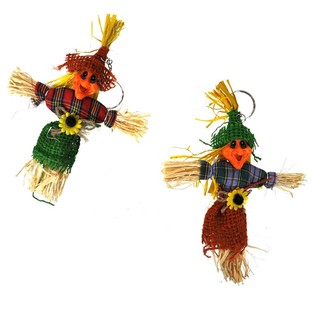 DUŻY BRELOK WIEDŹMA Z SŁOMY 16 CM (12 szt.)