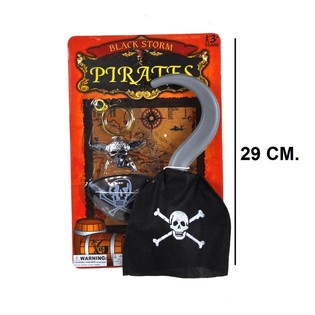 ZESTAW PIRATA - BLACK STORM (6 szt.)