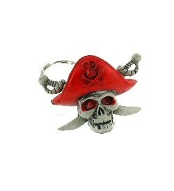 BRELOK CZASZKA PIRATA (24 szt.)