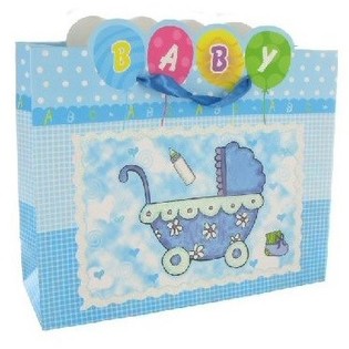 TORBA NA NARODZINY - BABY BLUE (12 szt.)
