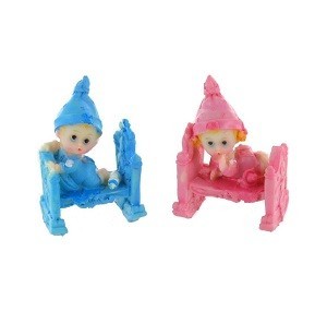 Dekoracja Bobas w Ł&oacute;żeczku 7,5 cm (12 szt.)