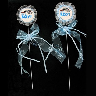 Topper do ciasta narodziny - It's a Boy (12 szt.)