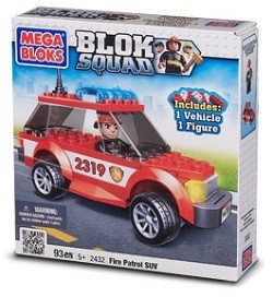 MEGABLOKS BLOK SQUAD SUV STRAŻY POŻARNEJ - 2432 (2 szt.)