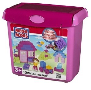 MEGABLOKS MINI BLOKS - 7540 Klocki dla Dzieci (100 element&oacute;w)