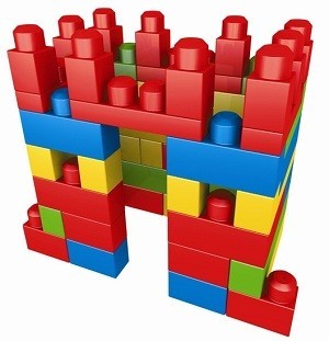 MEGA BLOKS Klocki w Torbie (70 Element&oacute;w) - 8309