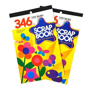 Książeczki z Naklejkami SCRAP BOOK (12 szt.)