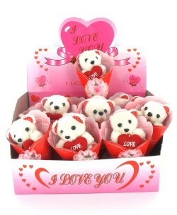 MIŚ I LOVE YOU W DISPLAYU (12 szt.)