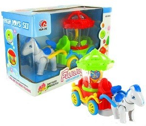 Powóz Konny Bump & Go Magic Wagon z Dźwiękiem i Światłem