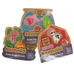 Piankowe Puzzle Zwierzątka dla Maluchów (8 szt.)