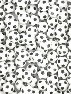 KAUCZUKOWA PIŁECZKA FUTBOL (98 szt.)