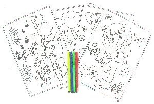 KOLOROWANKI Z MAZAKAMI (12 szt.)
