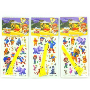 KALKOMANIE DISNEY TYGRYSEK I KUBUŚ PUCHATEK (24 szt.)