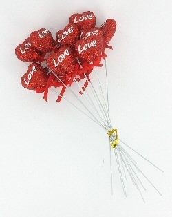 SERCE DEKORACYJNE LOVE (12 szt.)