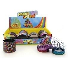 Magiczna Sprężyna Tęczowa w Ekspozytorze &Oslash; 7,5 cm (12 szt.)