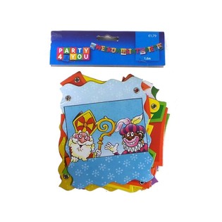 Girlandy Sinterklaas Mikołajki 160 cm (6 szt.) - Dekoracja Świąteczna