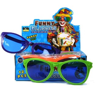 MEGA WIELKIE ŚMIESZNE OKULARY (12 szt.)