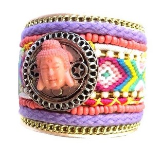Luksusowa Bransoletka w Stylu Ibiza Multicolor Budda (1 szt.)