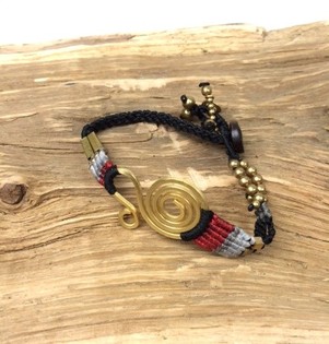 HANDMADE ORIGINALS Bransoletka Czarna (1 szt.)