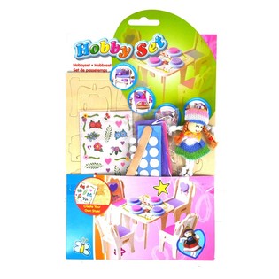 Drewniane Puzzle 3D Zestaw Kreatywny (24 szt.)