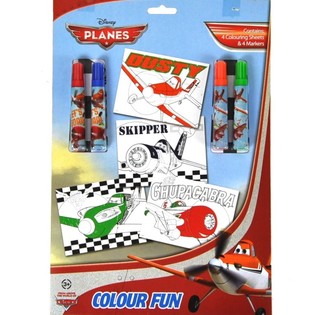 Zestaw do rysowania DISNEY PLANES 8 elementów (24 szt.)